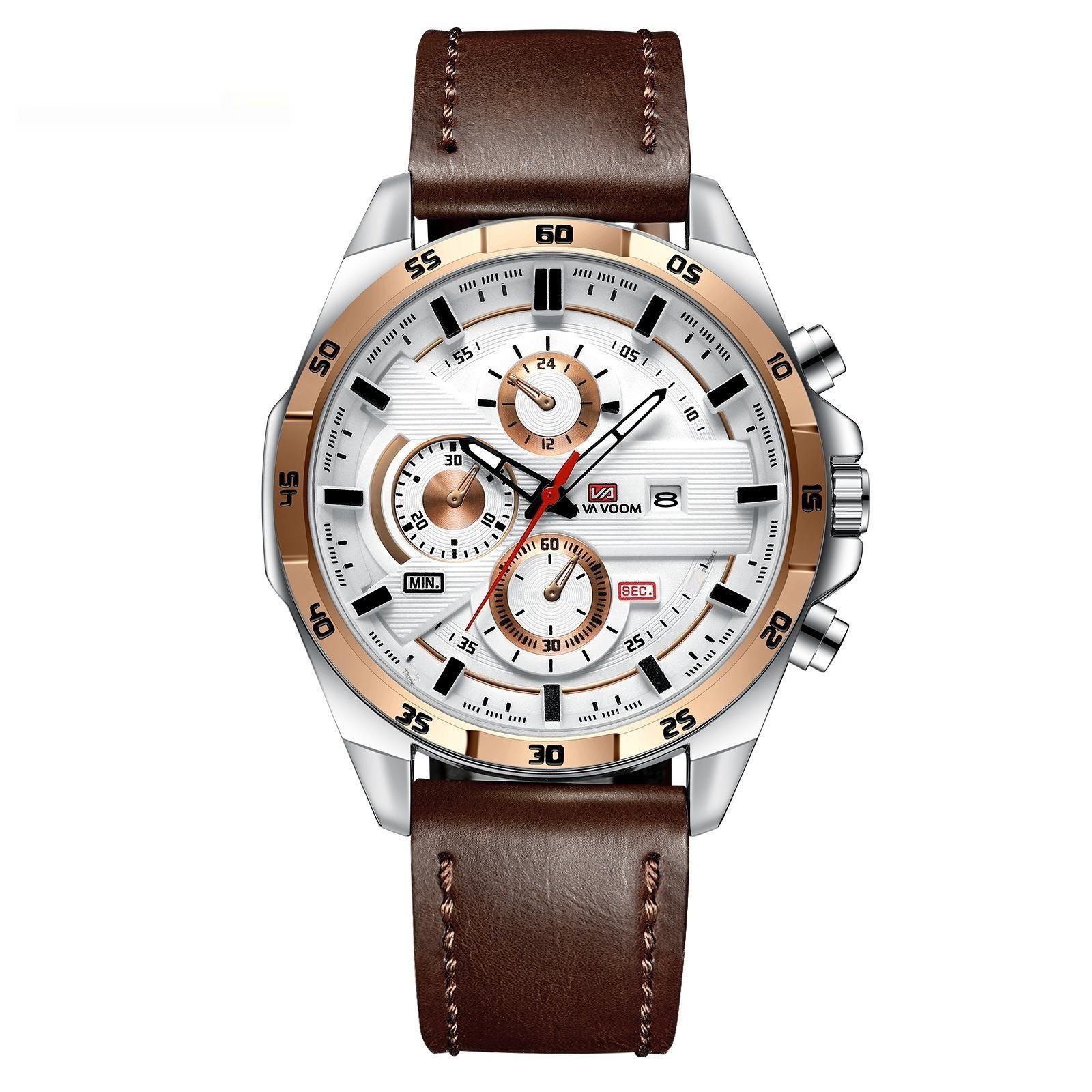 Business Calendar Waterproof Multifunctional Decorative Casual Quartz Watch - Image 5