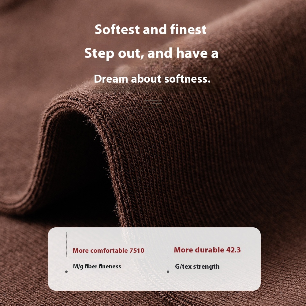 Mid-calf Spring And Autumn Pure Cotton Business Men Socks - Image 4
