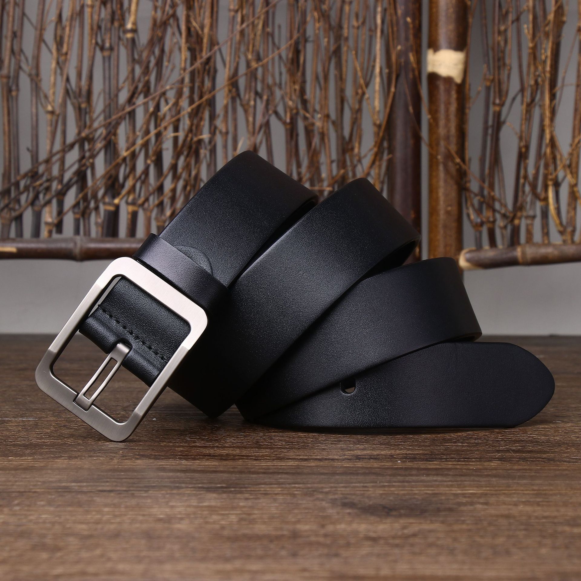 Minimalist Light Luxury Business Belt Pin Buckle Fashion Casual All-matching - Image 3