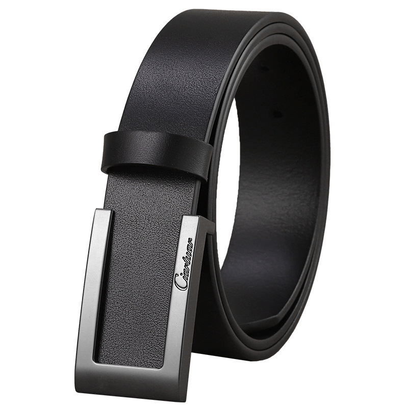 Fashion First Layer Cowhide Men's Casual Belt - Image 6