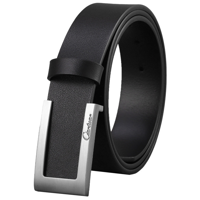 Fashion First Layer Cowhide Men's Casual Belt - Image 8