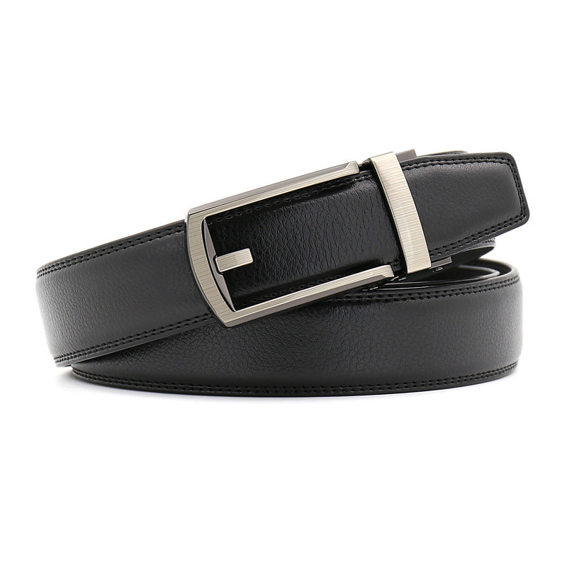 Men's Cowhide Belt Belt Pant Belt - Image 4