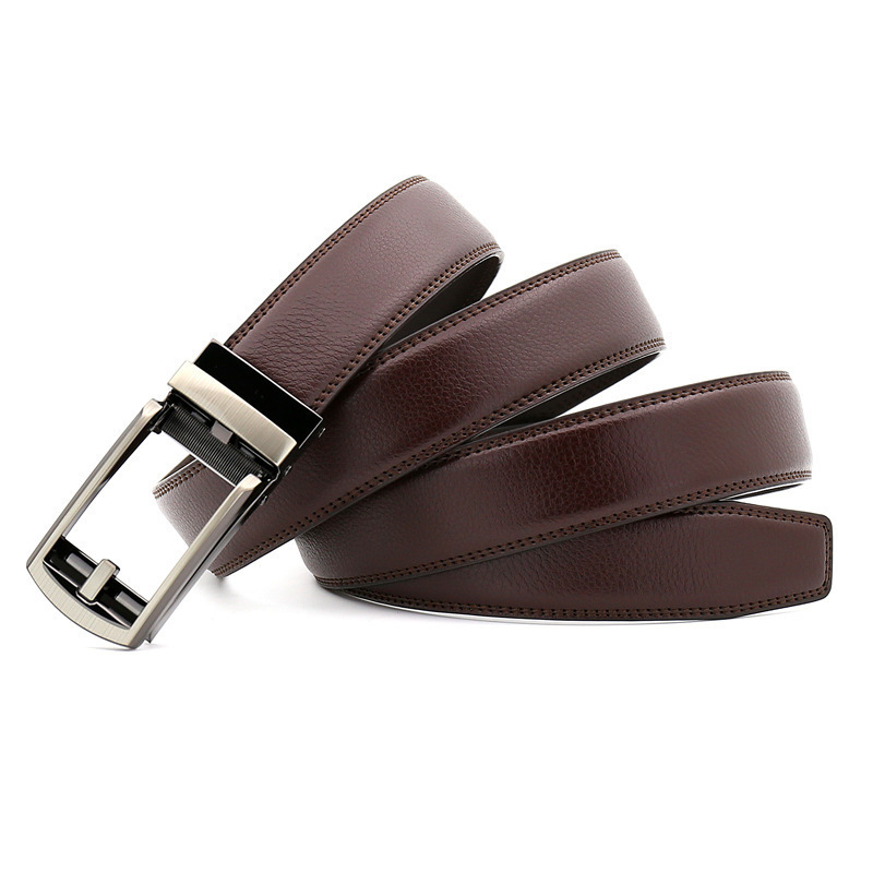 Men's Cowhide Belt Belt Pant Belt - Image 5