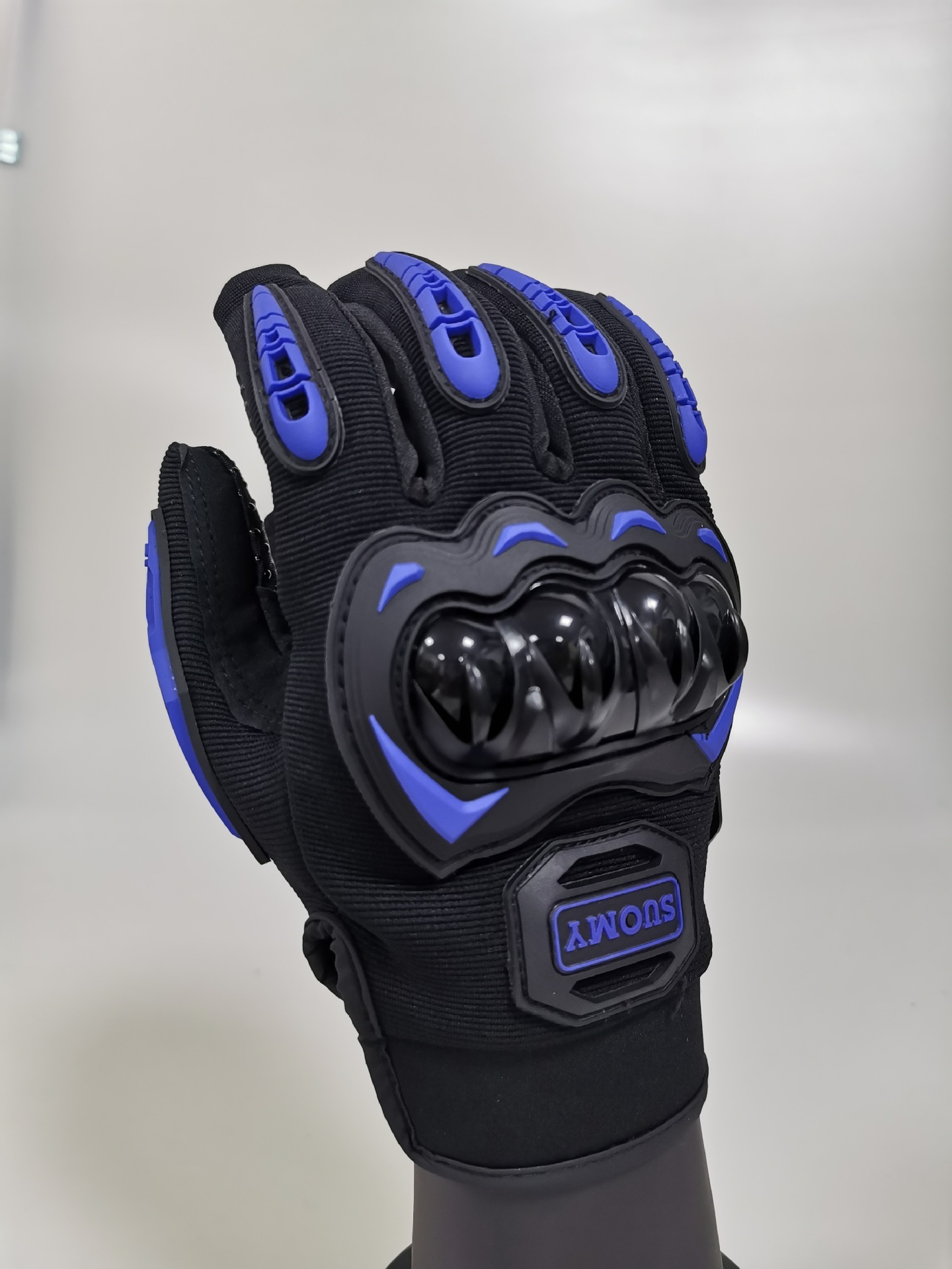 Men's Full Finger Case Drop-resistant Touch Screen Breathable Motorbike Gloves - Image 6
