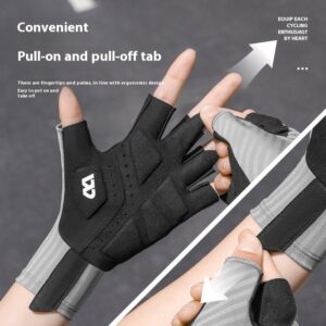 Anti-skid Shock Absorption Breathable Half-finger Gloves For Riding