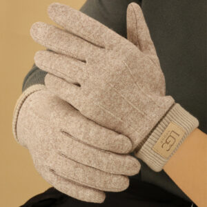 Cashmere-look Men's Winter Thermal Gloves