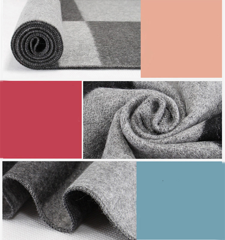 Men's Fashion Casual Knitted Jacquard Warm Scarf - Image 5