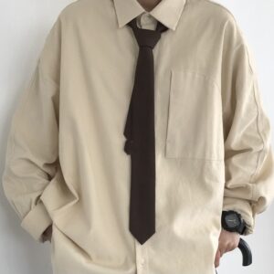 Japanese Classic Versatile Khaki Vintage Tie