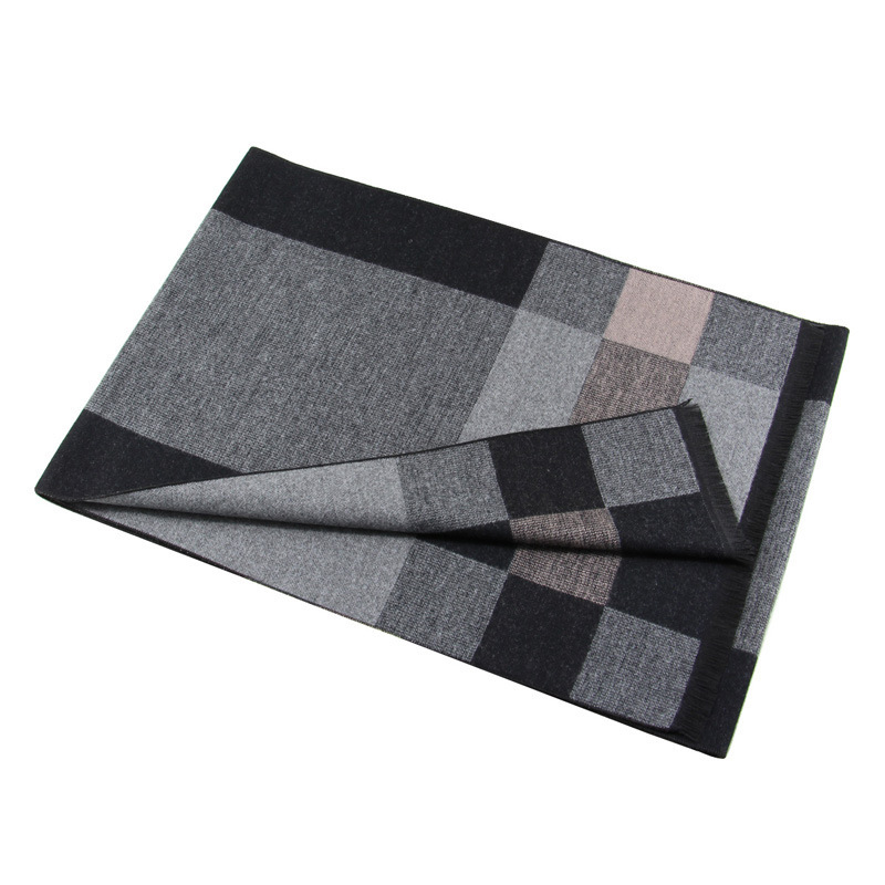 Men's Fashion Casual Knitted Jacquard Warm Scarf - Image 6