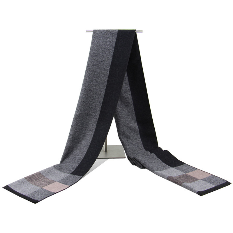 Men's Fashion Casual Knitted Jacquard Warm Scarf - Image 7