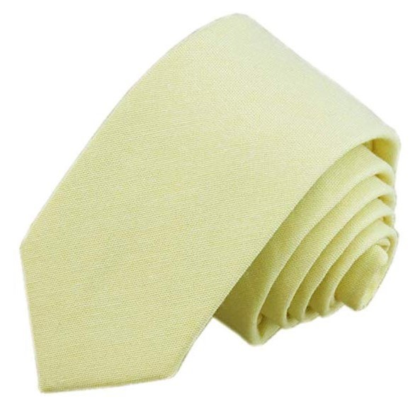6cm Solid Color Cotton And Linen Men's Casual Narrow Tie - Image 10