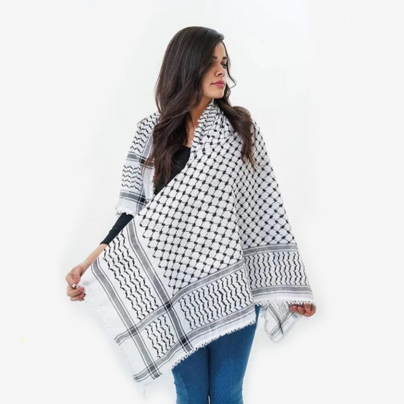 Men's Keffiyeh Jacquard Warp Knitting - Image 2