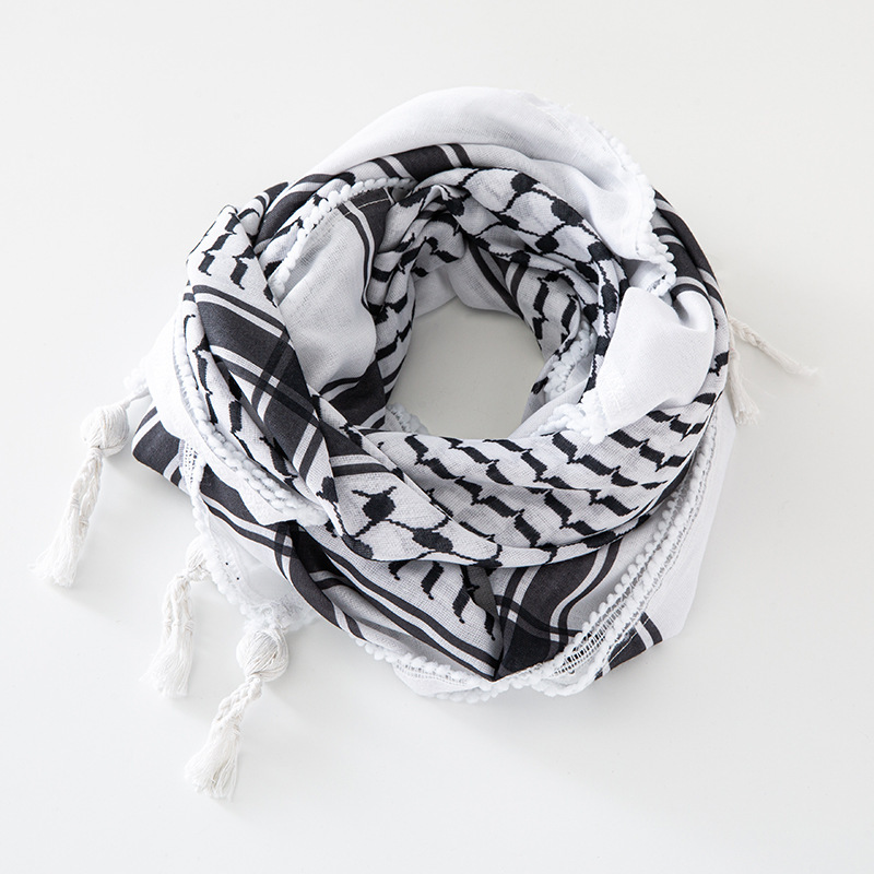Men's Keffiyeh Jacquard Warp Knitting - Image 3