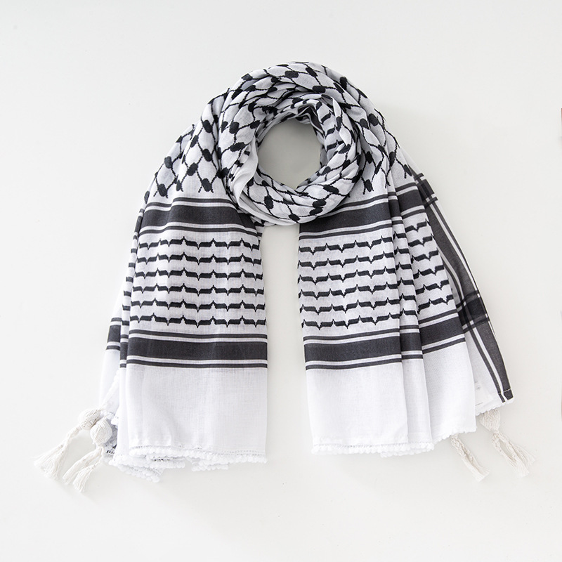 Men's Keffiyeh Jacquard Warp Knitting - Image 6