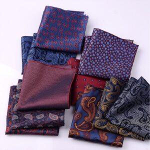Men's Formal Dress Accessories Business Casual Printing Pocket Square