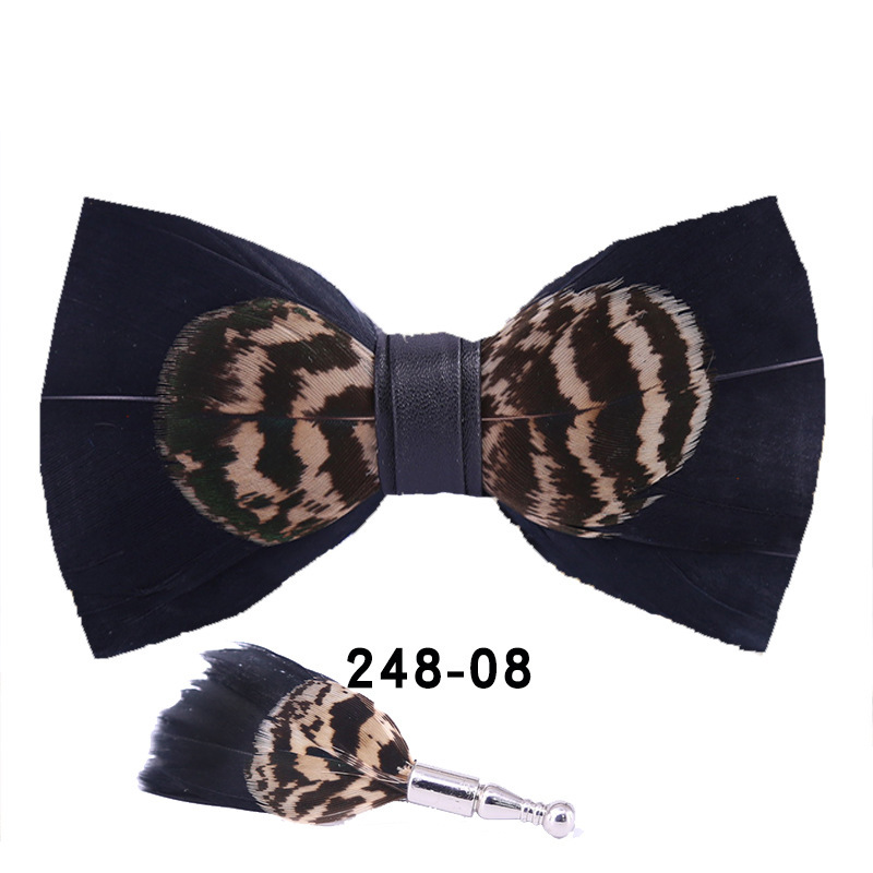 Feather Bow Tie Bow Tie - Image 5
