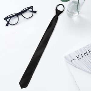 Lazy Zip Tie Men's Business Formal Shirt Accessories Narrow