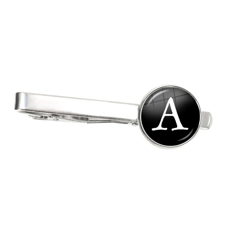 Letter Tie Clip Decoration With French Shirt - Image 6