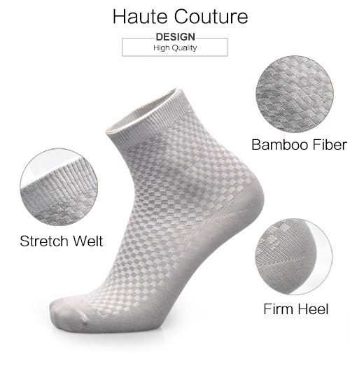 Bamboo Fiber Anti Odor Socks Middle Tube - Image 3