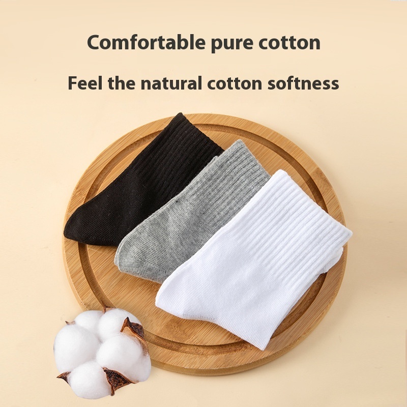 Disposable Socks Pure Cotton Compression Socks Summer Portable Sweat-absorbent Breathable - Image 2
