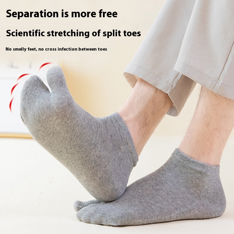 Sweat-absorbent Breathable Split Toe Toesocks - Image 3