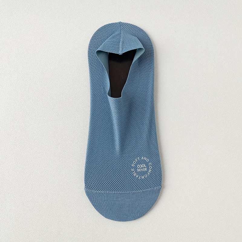 Men's Mesh Breathable Pure Cotton Invisible Socks - Image 7