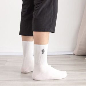 Men's Sweat Absorbing And Deodorant Sports And Leisure Mid-calf Socks