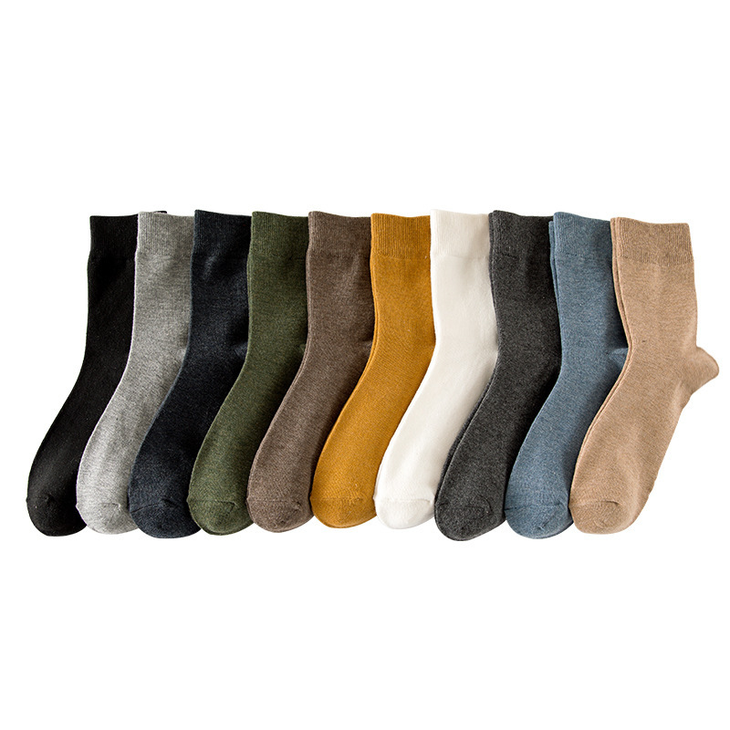Tube Socks Autumn And Winter Solid Color - Image 3