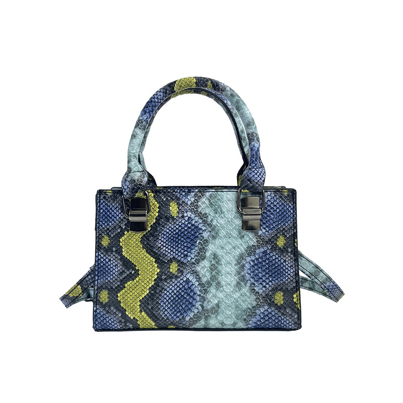 Niche Design Crossbody Casual Crocodile-print Small Square Handbag - Image 5