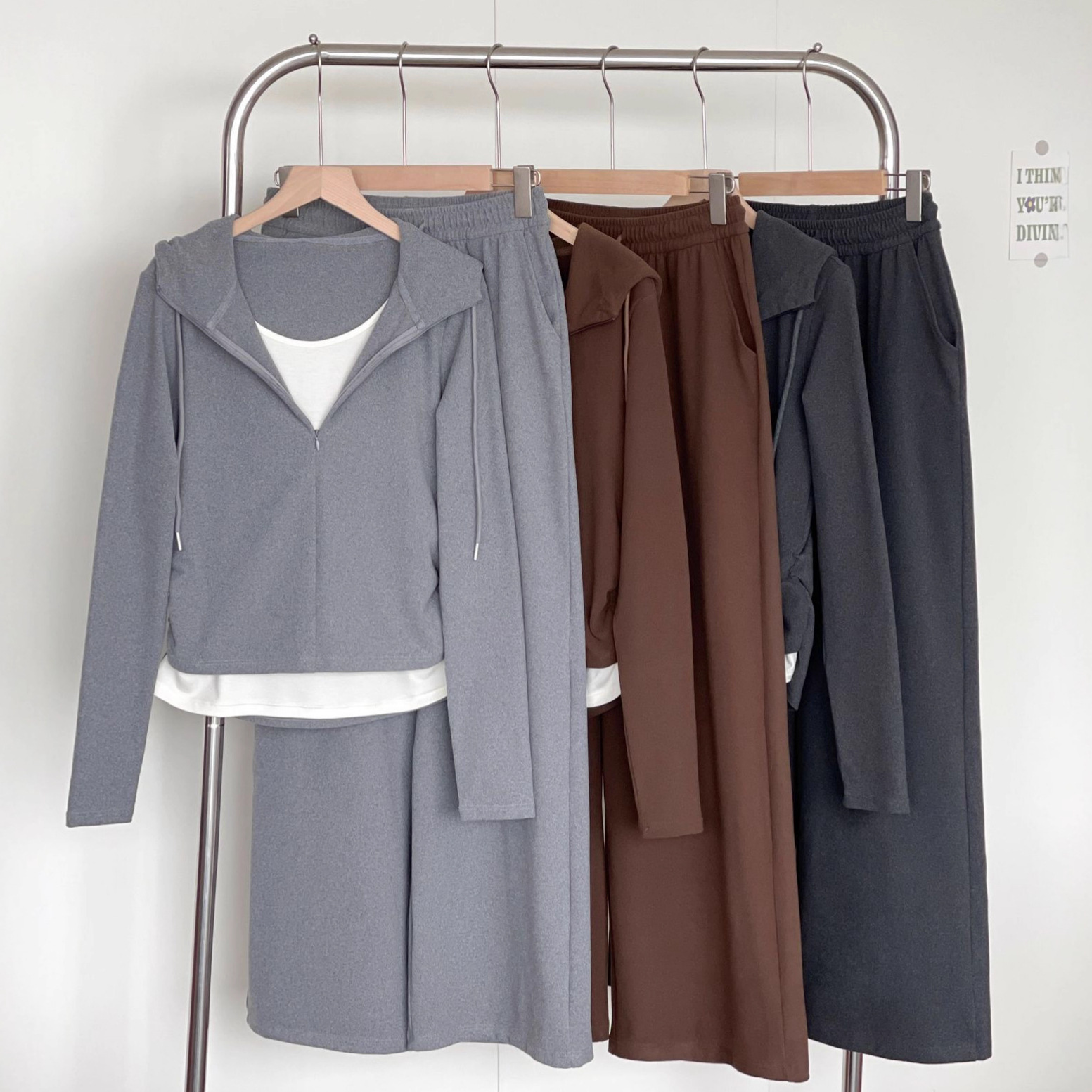 Fashionable Stylish Sweatshirt Casual Sportswear Suit - Image 2