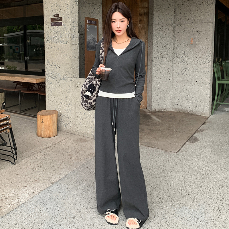 Fashionable Stylish Sweatshirt Casual Sportswear Suit - Image 4