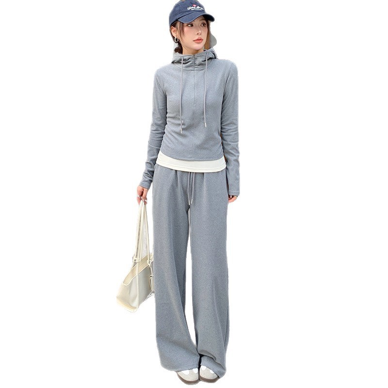 Fashionable Stylish Sweatshirt Casual Sportswear Suit - Image 5