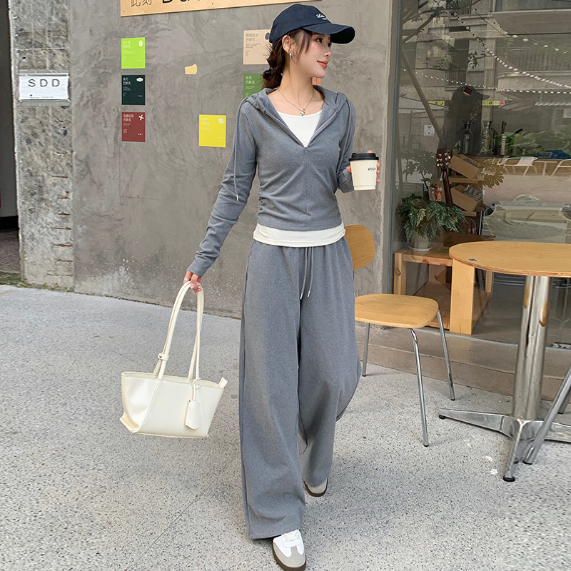 Fashionable Stylish Sweatshirt Casual Sportswear Suit - Image 6