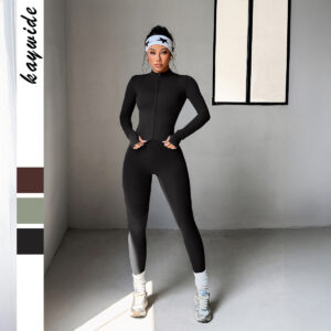 Women's Long-Sleeve Sports Pants Suit European And American Style