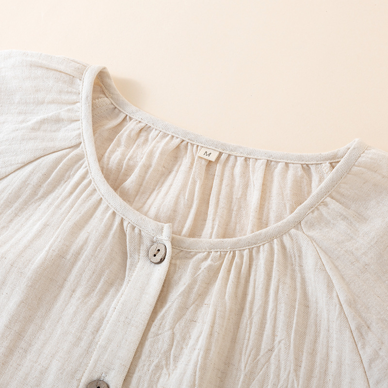 Womens Solid-Color Crew-Neck Loungewear Set With Long Sleeves And Long Pants - Image 3