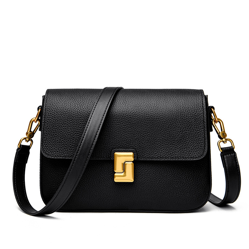 Women's Leather Messenger Retro Shoulder Bag - Image 6