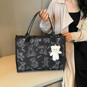 Women's Large Capacity Portable Printed Tote