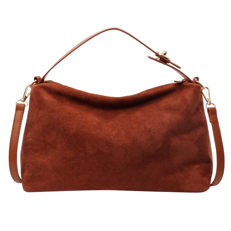 Retro Frosted Handbag Niche Underarm Women - Image 5