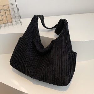 All-match Corduroy Canvas Bag Simple Commute Crossbody Bag