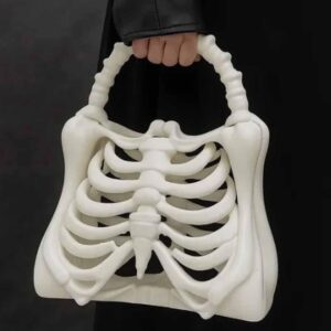 Printed Skeleton Bone Bag Decoration