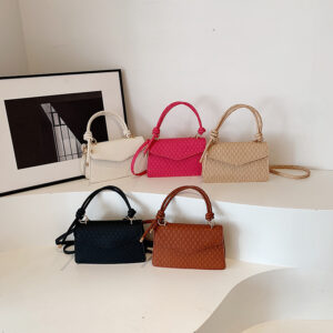 Solid Color Women's One Shoulder Fashion Handbag