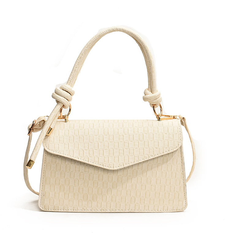 Solid Color Women's One Shoulder Fashion Handbag - Image 6