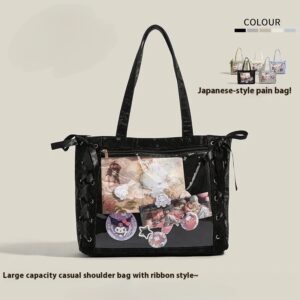 Secondary Transparent Large Capacity Tote Bag