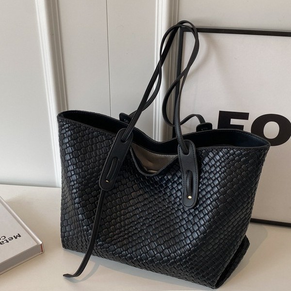 Large Capacity Woven Bag Women's All-match One-shoulder Underarm - Image 2