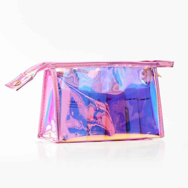 Transparent Laser Cosmetic Bag Women's Portable And Simple Waterproof - Image 6