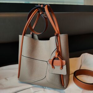 Underarm Bag Contrast Color Basket Handbag Shoulder Crossbody