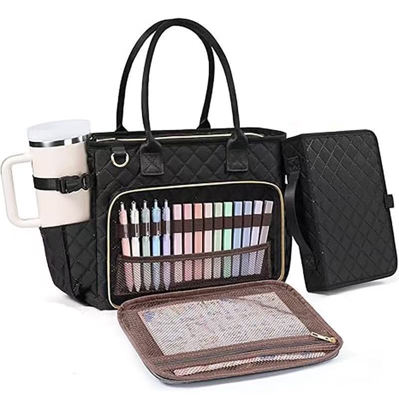 Large Capacity Book Storage Bag Portable Tote Bag For Travel - Image 6