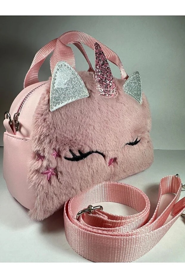 Kids Backpack With Plush Front Panel - Image 2