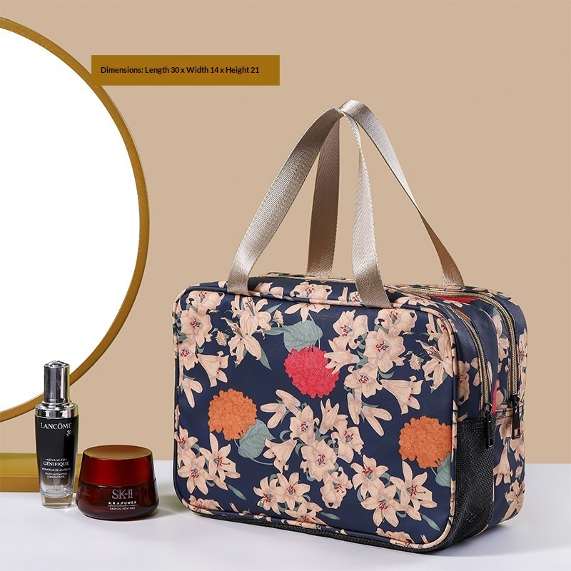 Cosmetic Storage Makeup Bag Large Capacity Double-layered - Image 7