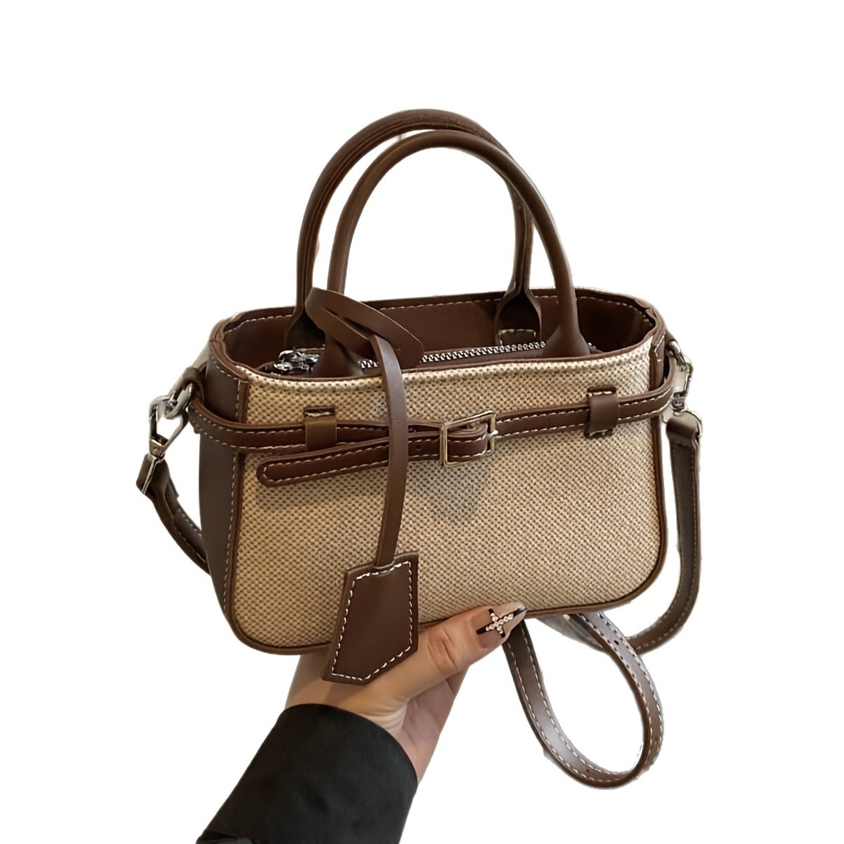 Commuter-friendly Tote New-style Single-shoulder Crossbody Bag With Stunning French Aesthetic - Image 5